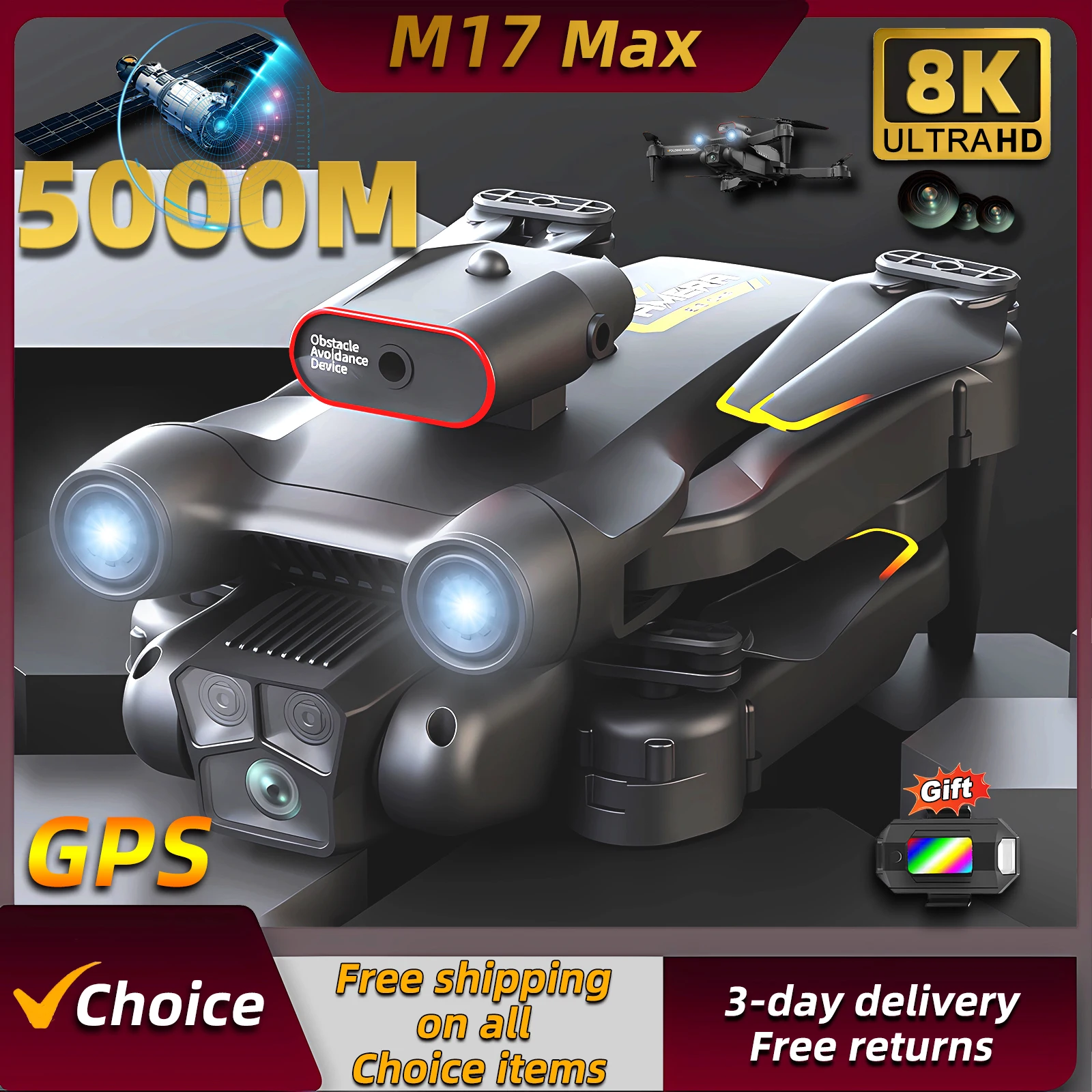 Drone Multispectral - Nowy dron M17 Max 8K Profesjonalny