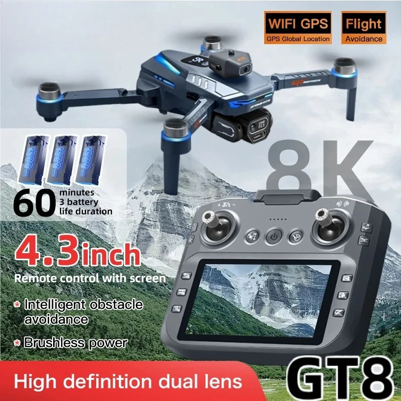 Oryginalny dron GT8 8K Profesj – Drone Multispectral recenzja i cena