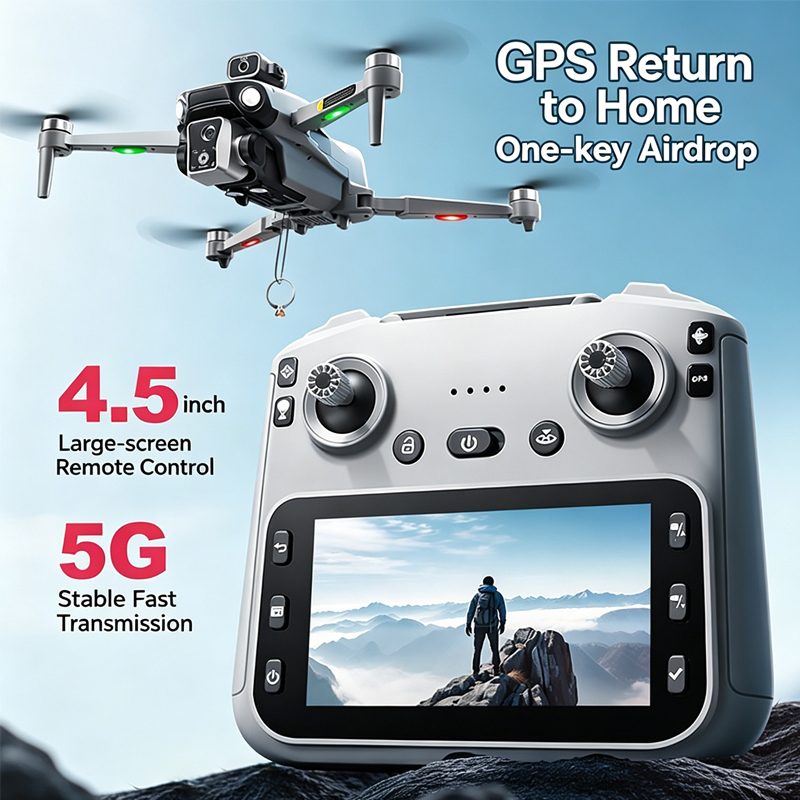Dron K19 MAX GPS z kamerą 4K,  – Drone Photogrammetry recenzja i cena